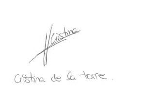 firma color 2-2 Firma Cristina de la Torre