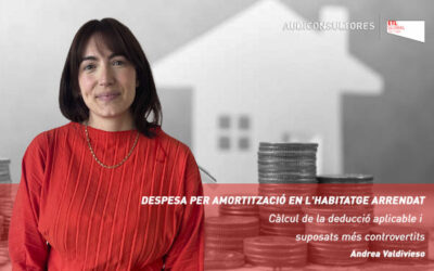La despesa per amortització en l’habitatge arrendat